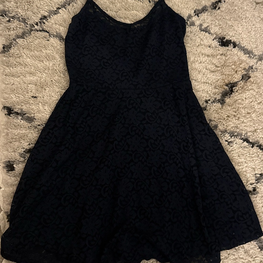 Abercrombie & Fitch Navy Lace Dress